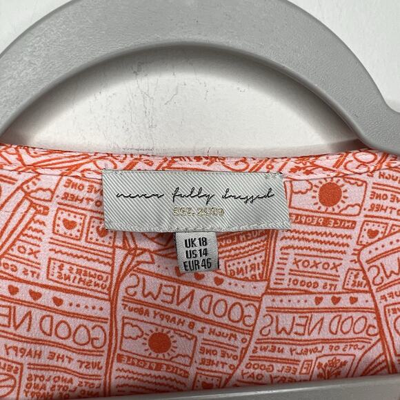 Never Fully Dressed Peach Button-Down Maxi Dress - Picture 5 of 12